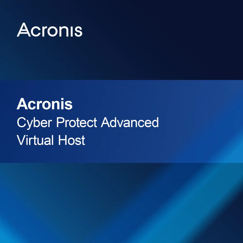 Acronis Cyber Protect Avanceret Virtuel Vært