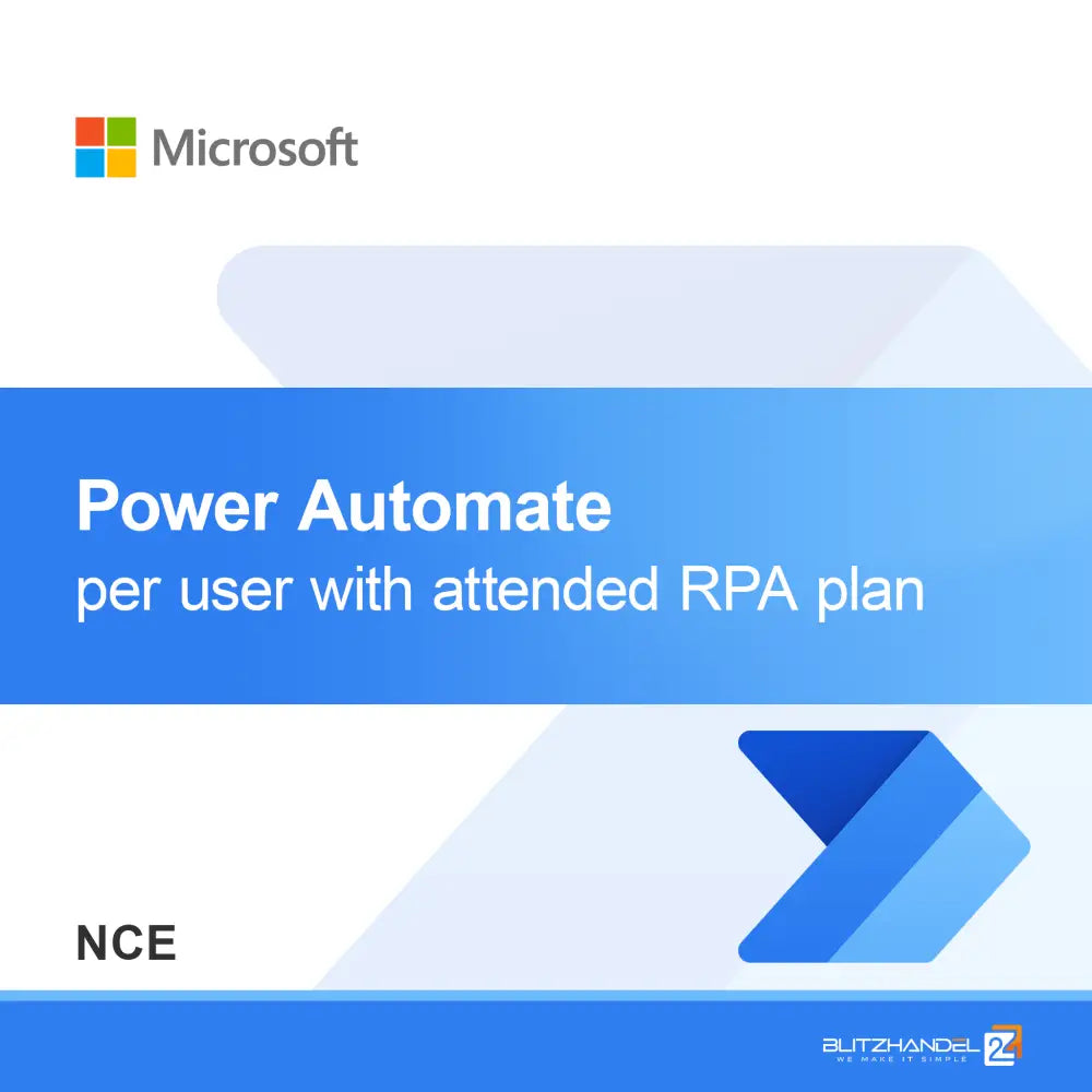 Power Automate per bruker med overvåket RPA-plan (NCE)